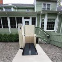AmeriGlide Hercules Junior Vertical Platform Lift - Residential
