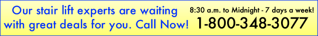 Call our Stair Lift experts for great deals